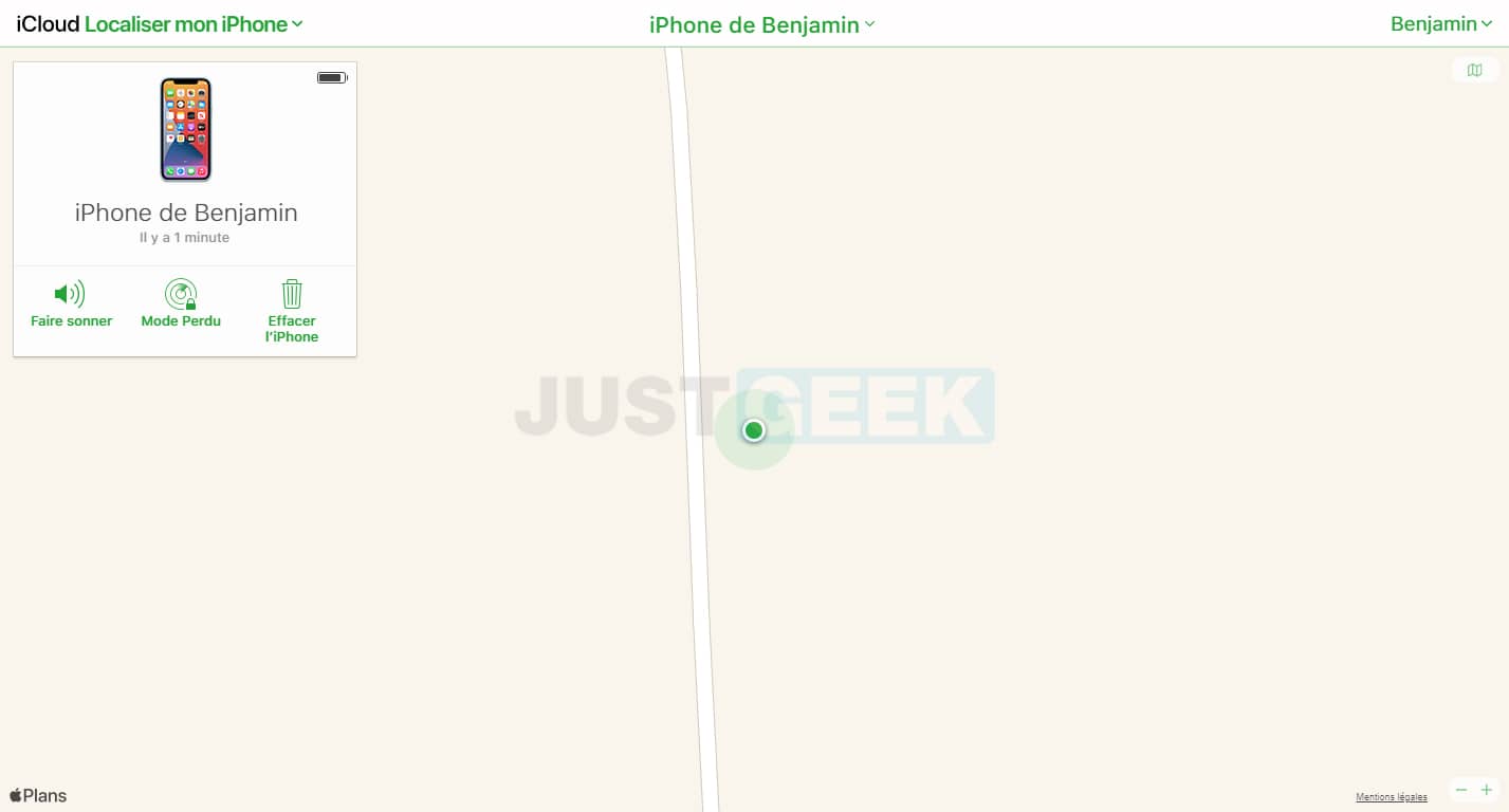 Locate a lost or stolen iPhone