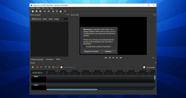 OpenShot: a multiplatform and open source video editing software
