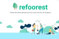 Planter des arbres gratuitement avec Refoorest