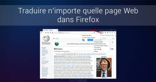 Translate any website in Firefox with this extension