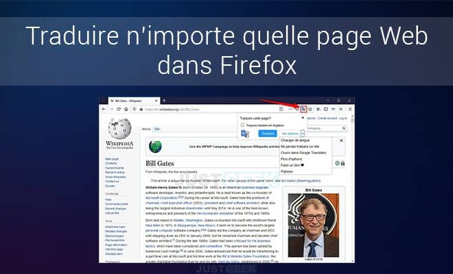 Translate any website in Firefox with this extension