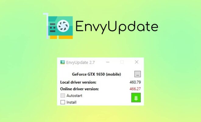 EnvyUpdate notifies you when an NVIDIA driver update is available