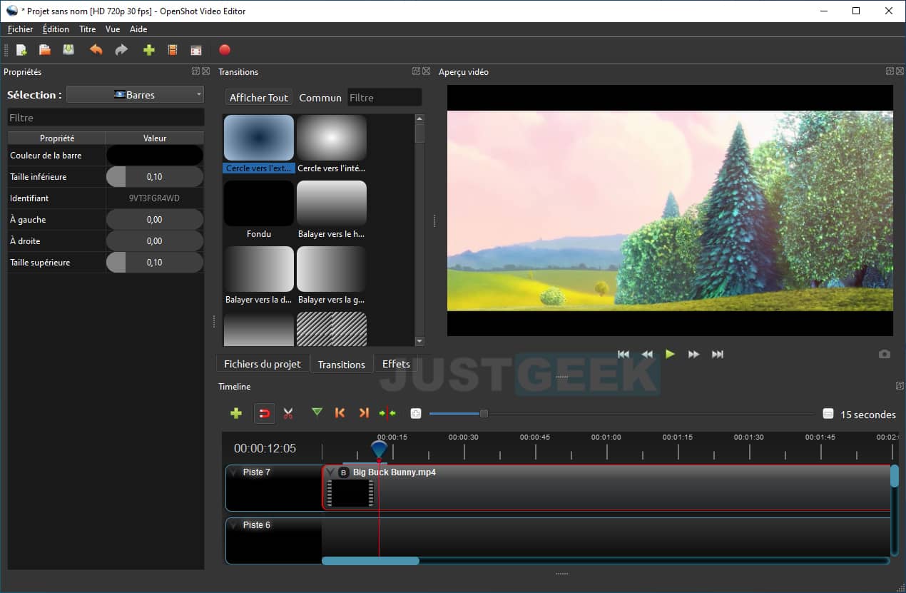 OpenShot Video Editor: a free video editor