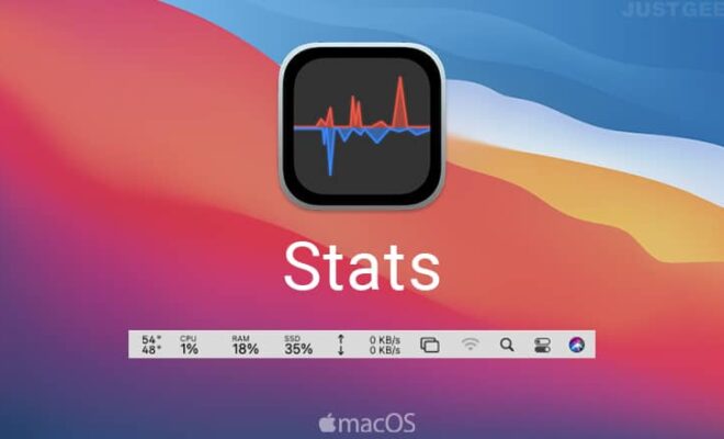 Stats: display the use of system resources (CPU, RAM, etc.) in macOS